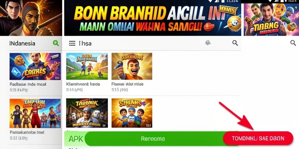 Screenshot memperlihatkan fitur bonus yang menguntungkan.