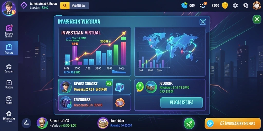 Fitur interaksi sosial untuk terhubung dengan pemain lain.